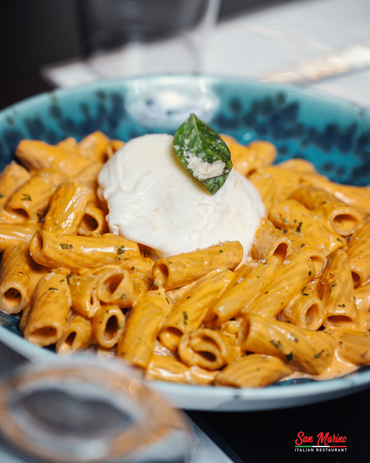 Rigatoni à la Burrata